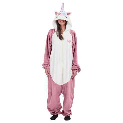 Snuggs Blanket Animal Onesie Purple Unicorn